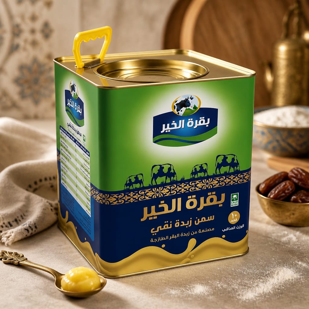 سمن بقري نقي 100% (10 كجم)