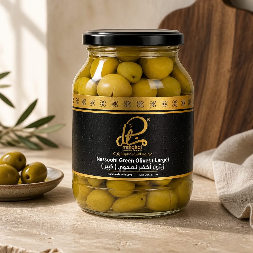 Nasouhi Green Olives in Oil